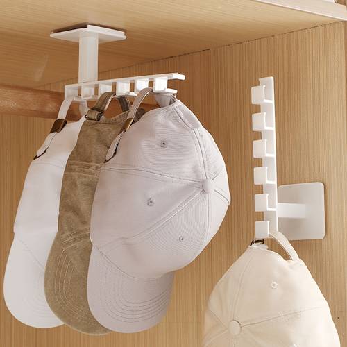 porte-chapeaux mural 1 pièce encombrant - organisateur de casquettes de baseball à crochet, pour le rangement de -robe, garde les chapeaux rangés et ordonnés