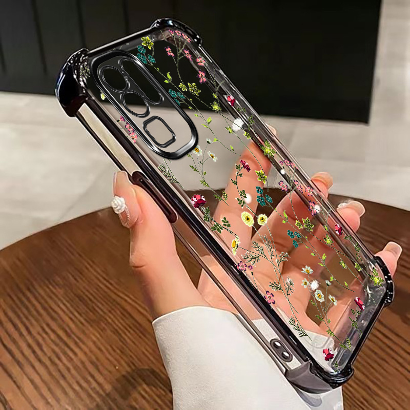 TEMU Phone Case: Electroplated Four-corner Protection Case For S25 S24 S23 Ultra, S25, S25 Edge, S25, S24, S23 Plus 5g, S24 Fe, S23 Fe, With Glossy