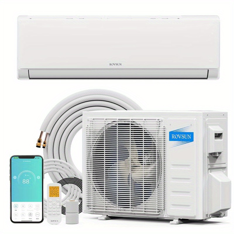 12000 btu wifi enabled mini split air conditioner heater Temu