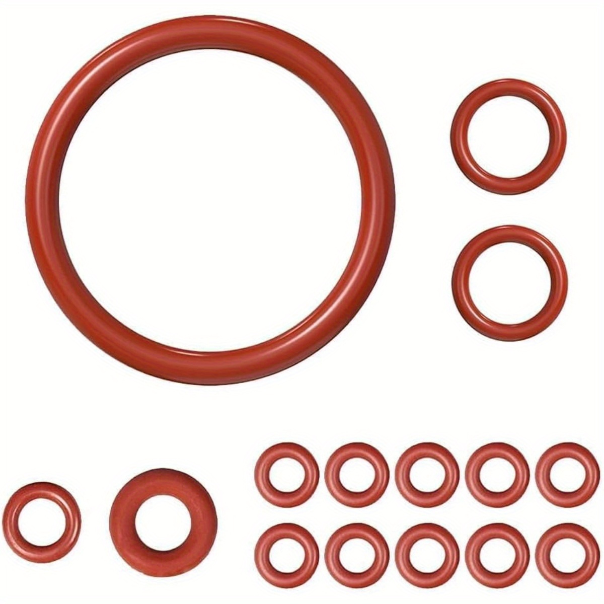 Image of A Set Of 15 O-rings For Coffee Machines, Serving As Replacement Parts To Replace Old Or Dirty Seals, Compatible With Gaggia Machines
