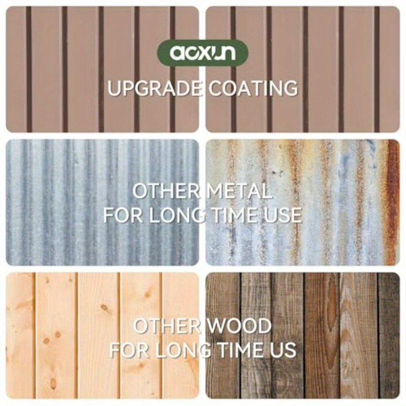 6, 2x4ft Metal Outdoor Storage Shed with Lockable Doors & Sloping Roof - Durable Brown Garden Shed for Backyard, Patio, Poolside - Tool, Bike, and Equipment Organizer, Outdoor Storage Shed, Patio Organization, Sleek Design, Sturdy Construction, Storage Sheds