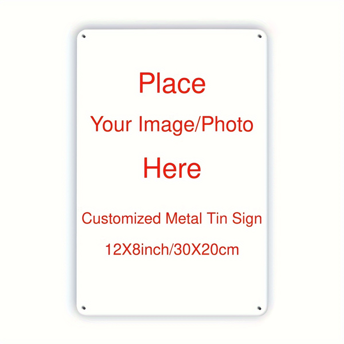 personalized sign sold on Temu United States