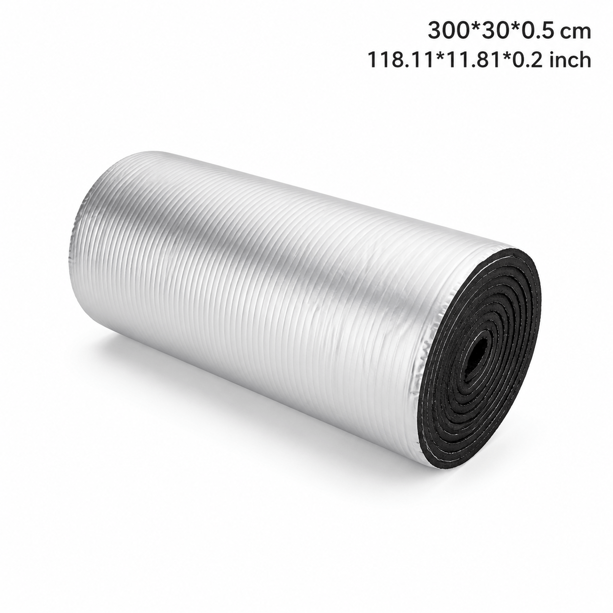 TEMU 5mm Thick, 30cm Wide, And 300cm Long Self-adhesive Soundproof Insulation Roll, Automotive Soundproof Material, Audio Noise Reduction, Suitable