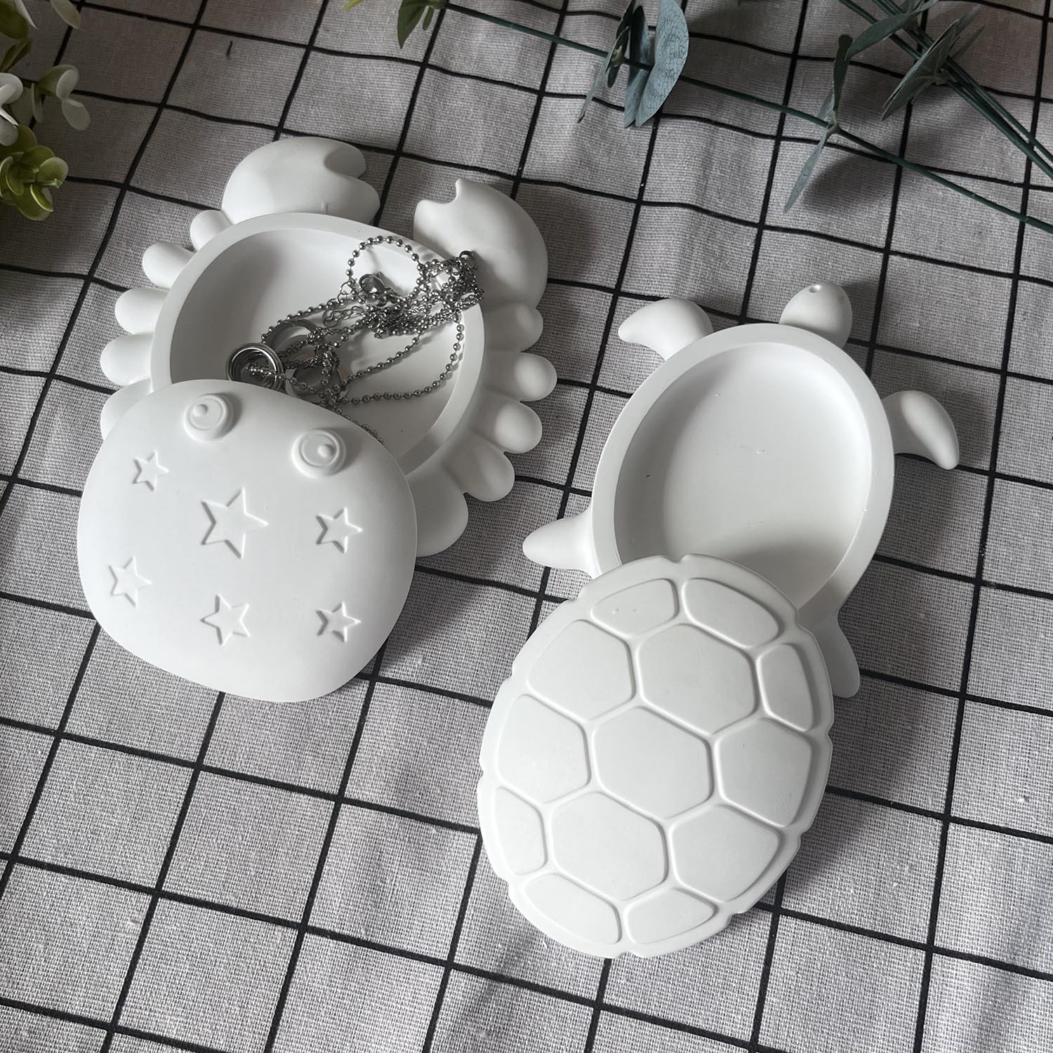 4pcs crab sea turtle mold high quality flexible silicone diy marine shaping for wax resin clay craft molds for jewelry making candle making resin   crafts suitable for diy