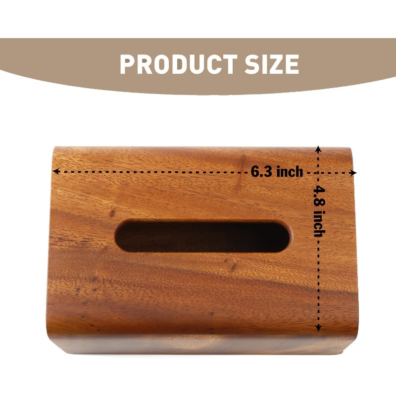 premium walnut wood tissue box cover with slide-out bottom - modern decorative tissue holder, 5, 6x5, 6x6 inch natural  , durable & stylish for bedroom, dining table, office -   decor accessory, tissue holder for bathroom, bedroom accessory,  ,  , decorative accessory, interior designers, contemporary design,    , interior  , office accessories, minimalist style lovers, wedding decor, reinforced edges Product details 1