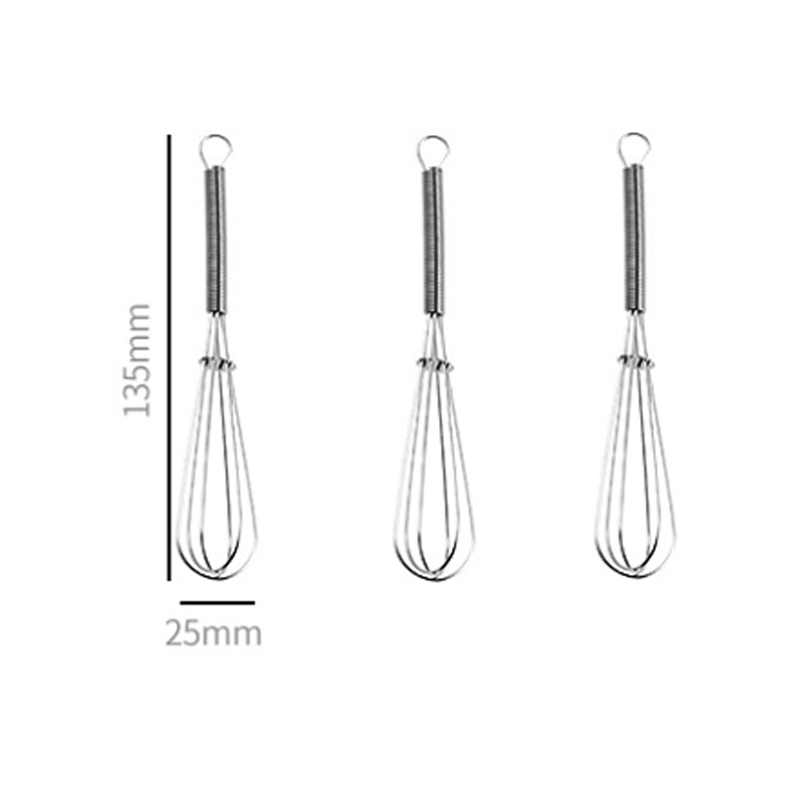 TEMU Ensemble de 3 mini outils de mélange portatifs, fouet en acier inoxydable pour , fouetter la crème, , les sauces, , le matcha, et plus encore ;