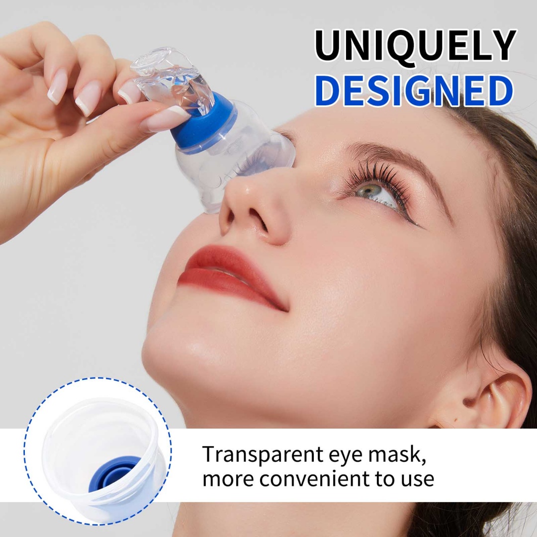 Eye Drop Adapter, Reusable Dispenser with Ergonomic Grip