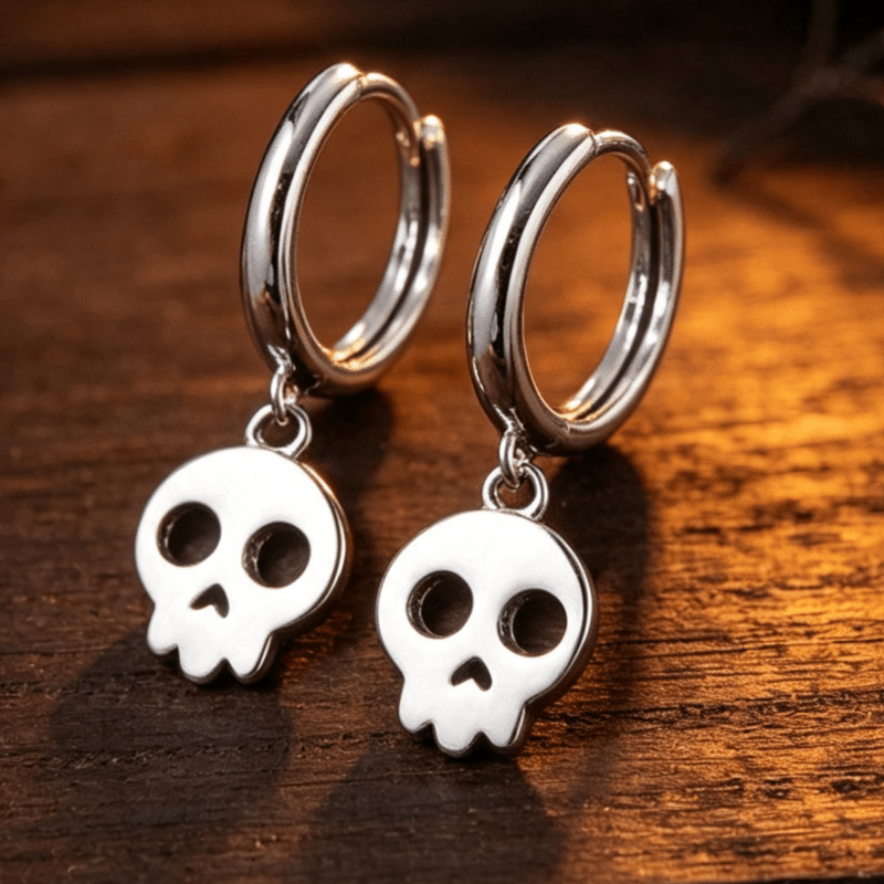 TEMU Orecchini a con dal design punk, orecchini a gotici per Halloween per , orecchini i , feste, vacanze, gioielli e regali di Halloween