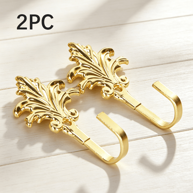 TEMU 2 ganci ausiliari da parete, ganci da parete per tende facili da installare, ganci da parete per decorazioni domestiche, ganci multiuso, adatti