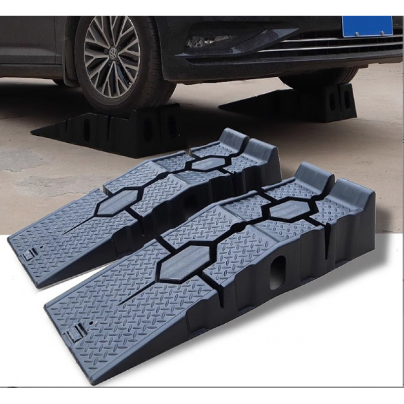 1 par (2 kosa) trpežnih plastičnih ramp za vozila, na voljo v dveh velikostih in stilovih (90 x 33 x 22 cm / 70 x 20 x 7,9 cm), primerno za