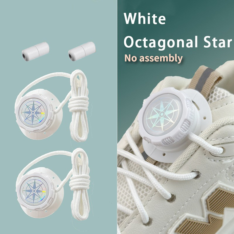 unisex lightweight rotating shoe lock letter pattern pre   no lace needed quick adjustable for sports outdoor   campus and   without battery