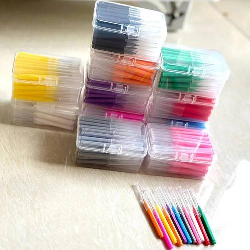 50pcs of interdental toothbrushes for teeth and cleaning between teeth an oral hygiene tool