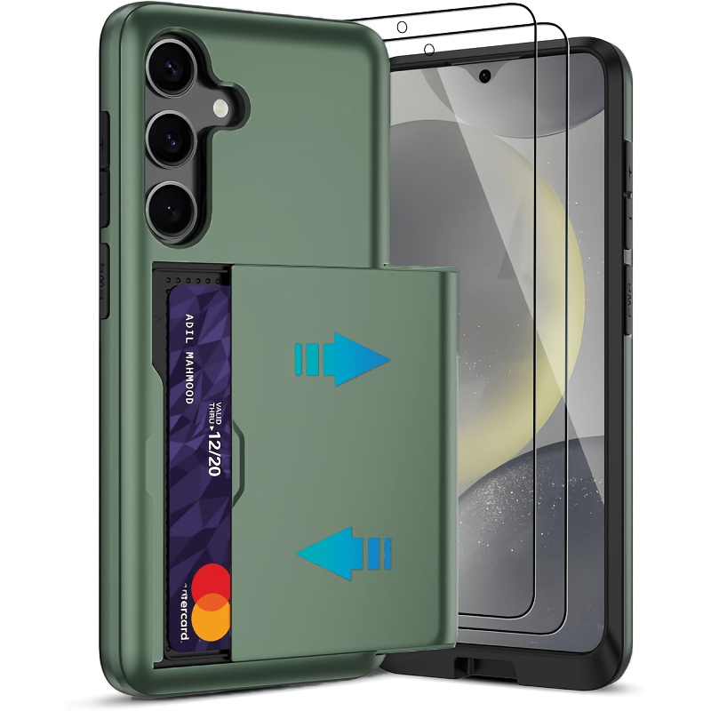 item picture phone case phone case 3pcs set 1 phone case 2 high definition screen protectors with built in card slot this phone case is compatible with samsung galaxy s26 s25 24 s23 s22 and s21 ultra   a   for holiday gift  