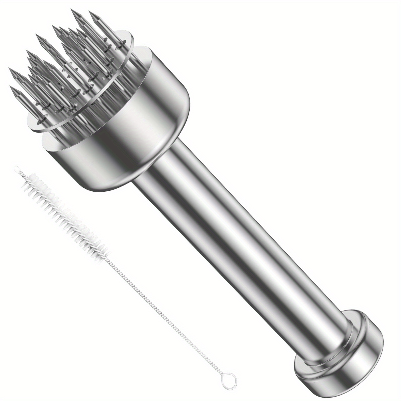 

Stainless Steel Meat Tenderizer With 21 Needles Professional Kitchens Tool Firm Meat Grinder Compact Meat Piercing For Steak And Poultry Meat Tenderizer Tool Meat Tenderizer Tool