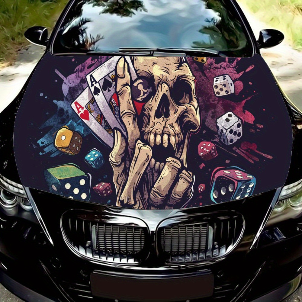 Badass Flame Skull Decal – Perfect For Trucks, SUVs, Pickups, Windows & Rear Bumpers