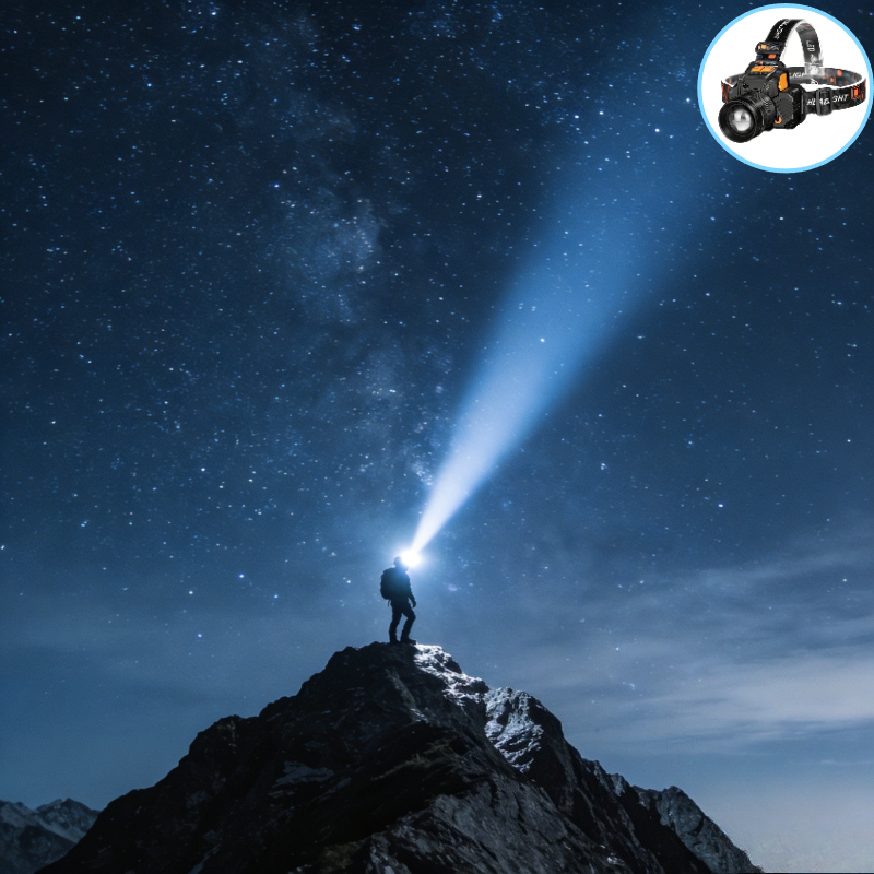 TEMU Smart Sensor Headlamp, Usb Rechargeable Adventure Light, Flashlight, Led Miner's Headlamp, Power Outage Emergency Light, Hardware Flashlight,