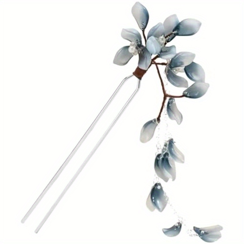 elegant chinese hair pins u shaped hair accessories with   metallic     for wedding formal events everyday vintage chinese hairpins for women bridal hairstyles cultural events wedding hair accessories formal event hairpiece   design metallic   pin tassel detail durable hairpiece traditional hairstyle   accessory   Product details 0
