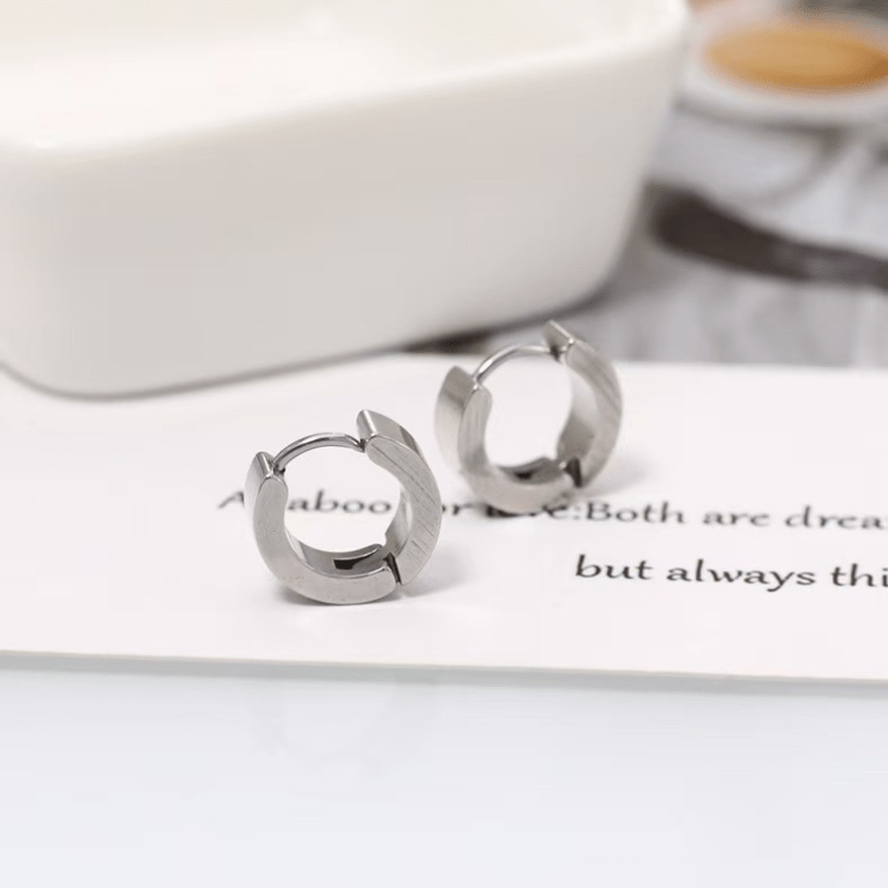 Men's & Women's Hypoallergenic 18K Plated Hoop Earrings