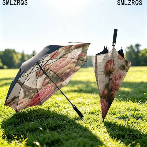 item picture a vintage themed long handle umbrella and plush doll design long handle umbrella with a of either internal or external ing suitable as a holiday gift for daily