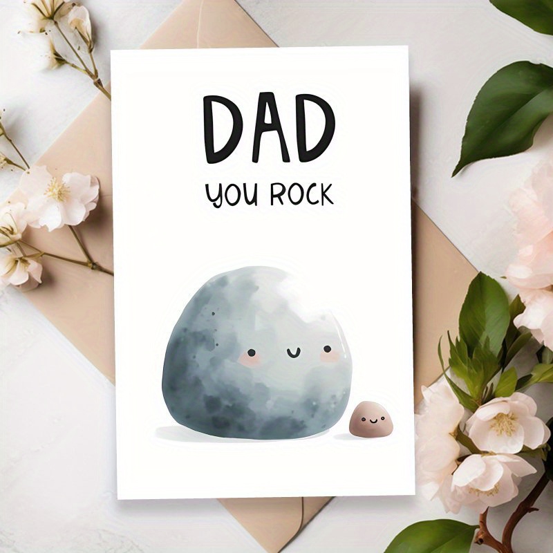 TEMU Funny German Pun Father's Day Love Card, Love Father Card, Father Poem, Thanks For Father, Birthday, Happy Father's Day, Gift For Father 1pc