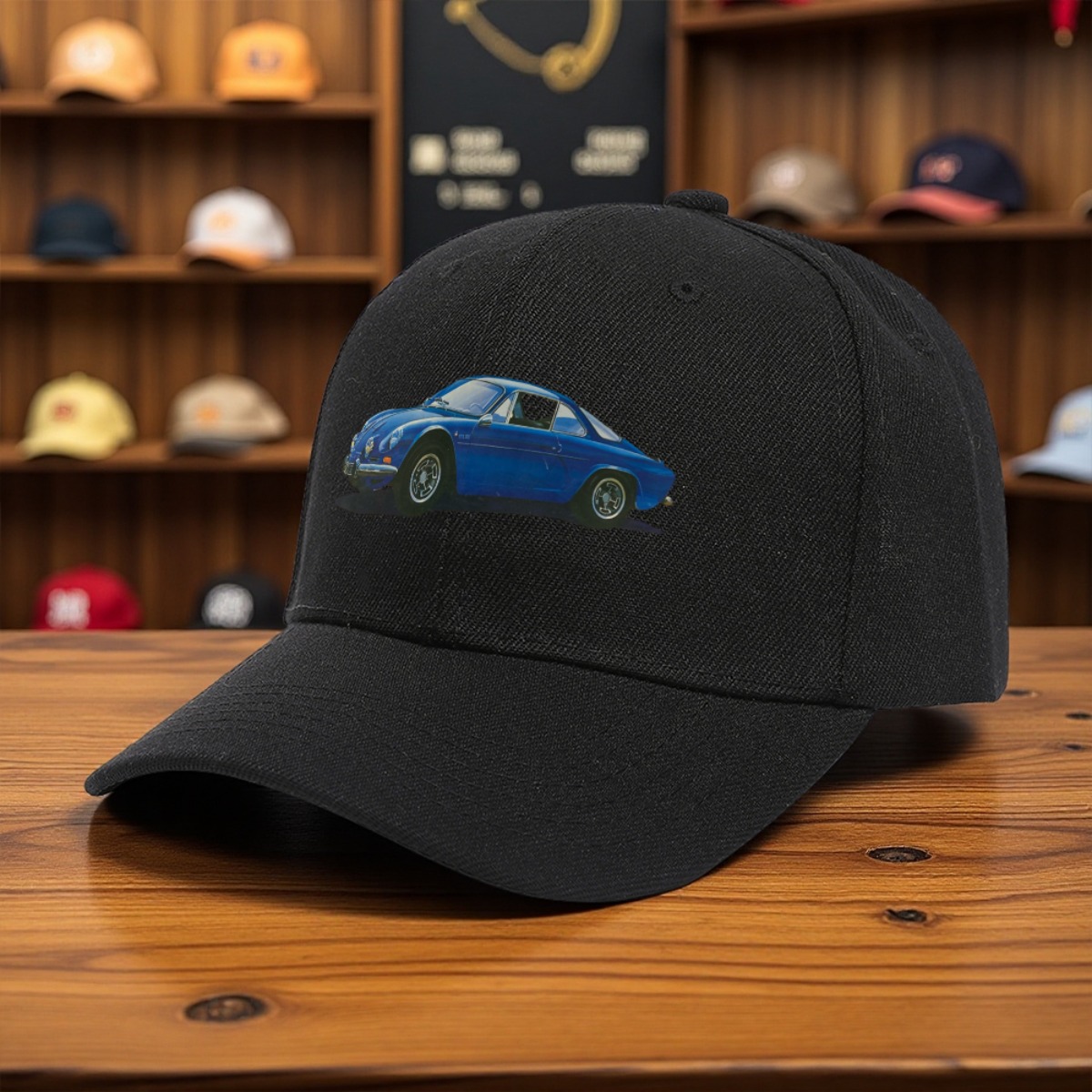 1pc     Logo Golf Hat - Vintage Racing car cap with     design, Lightweight Snapback Closure, Unisex Casual & Formal events,   Outdoor/Office/Party Hat -     Fans &     (10 Colors  ) - Ideal Gift for Christmas/Halloween/Thanksgiving - Vintage French Racing  