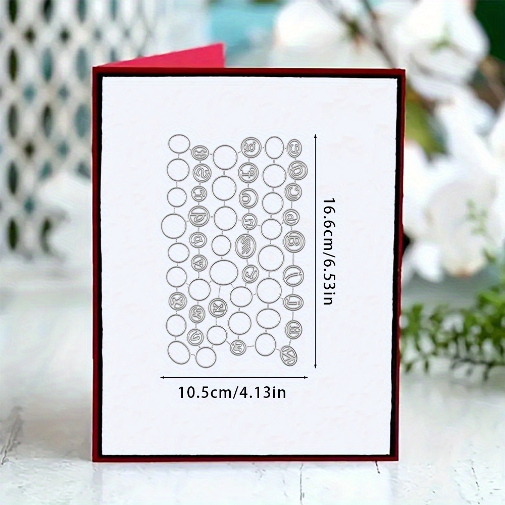 26pcs Set Letter Alphabet Metal Cutting Dies Scrapbooking Stencils Die
