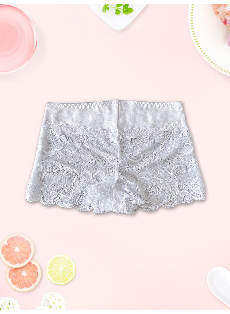 6-Pack New Lace Panties, Lace Boxer Briefs, Women'S Solid Color Panties, Assorted Colors, Breathable And Sweat-Absorbing, Dry And Comfortable Women'S Boxer Briefs, Underwear, Exuding a High-End Feel