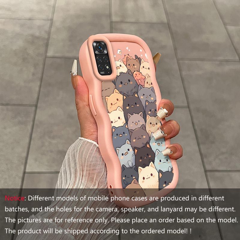 TEMU Cat Collection Note 11 Premium Flexible Cover For Redmi Note For Fashion Featuring Anti-fingerprint