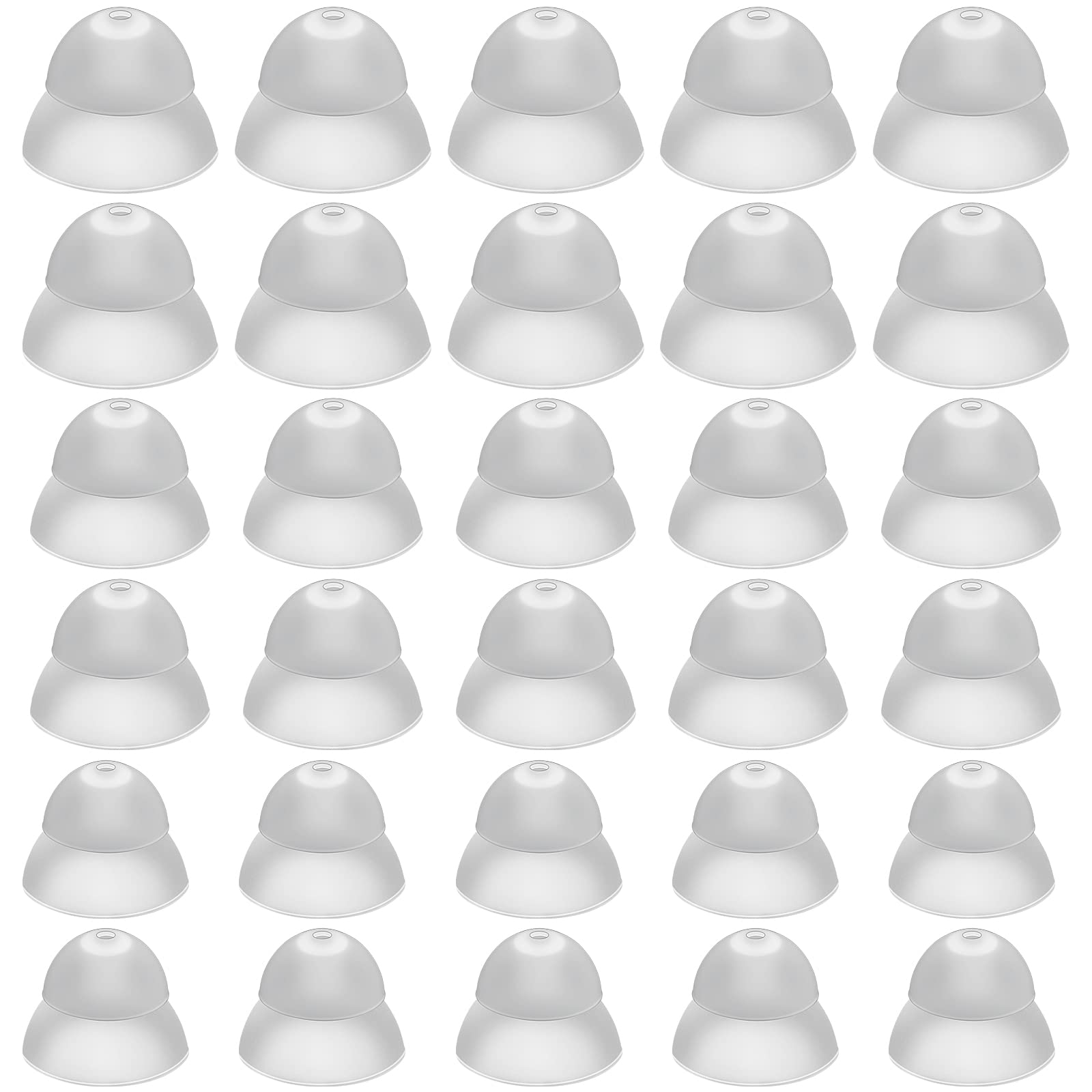 TEMU 30 stuks Dome Siliconen Doppen Medium Power Kleine Close Ear Tips Directe Geluidswaardering Power voor Complementen