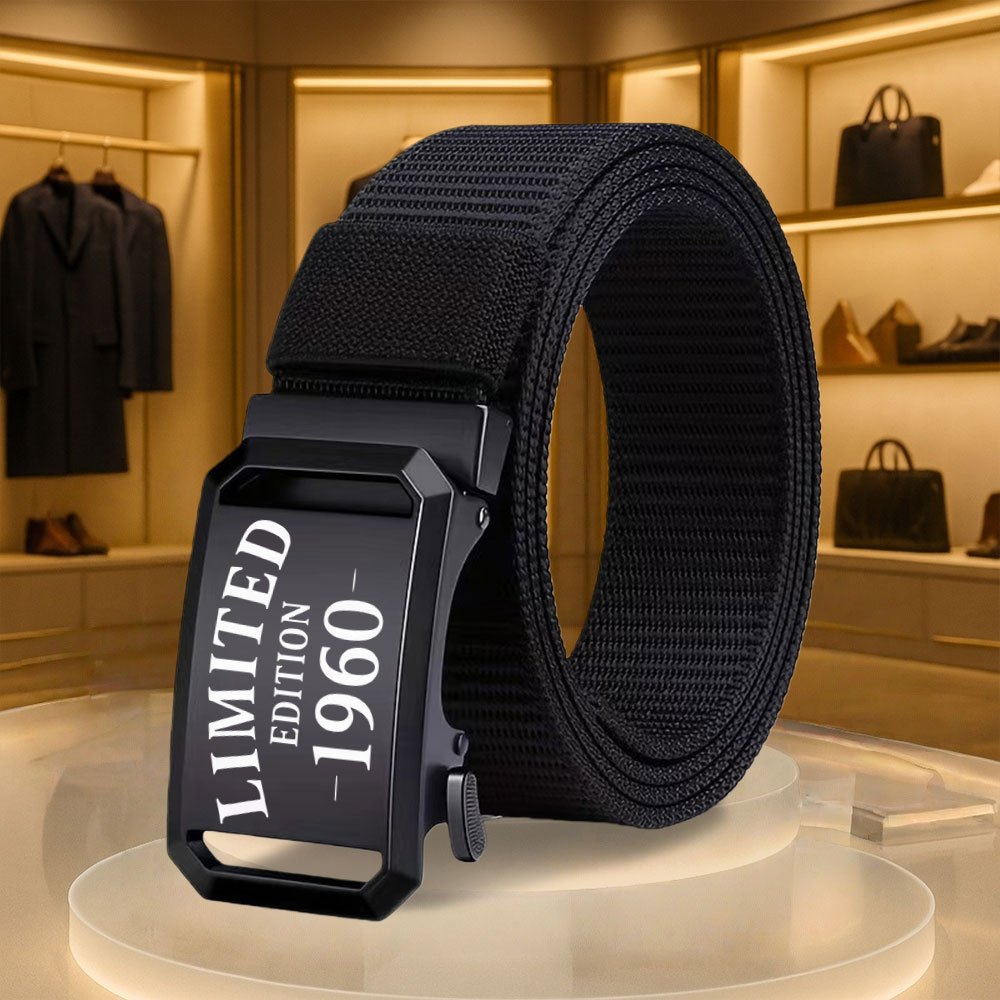 TEMU 1pc Men's Novelty Belt Edition 1960s Pattern Men's Waist Belt Belt Athletic Pants Trousers Jeans Accessory Fashion Item Men's Gift
