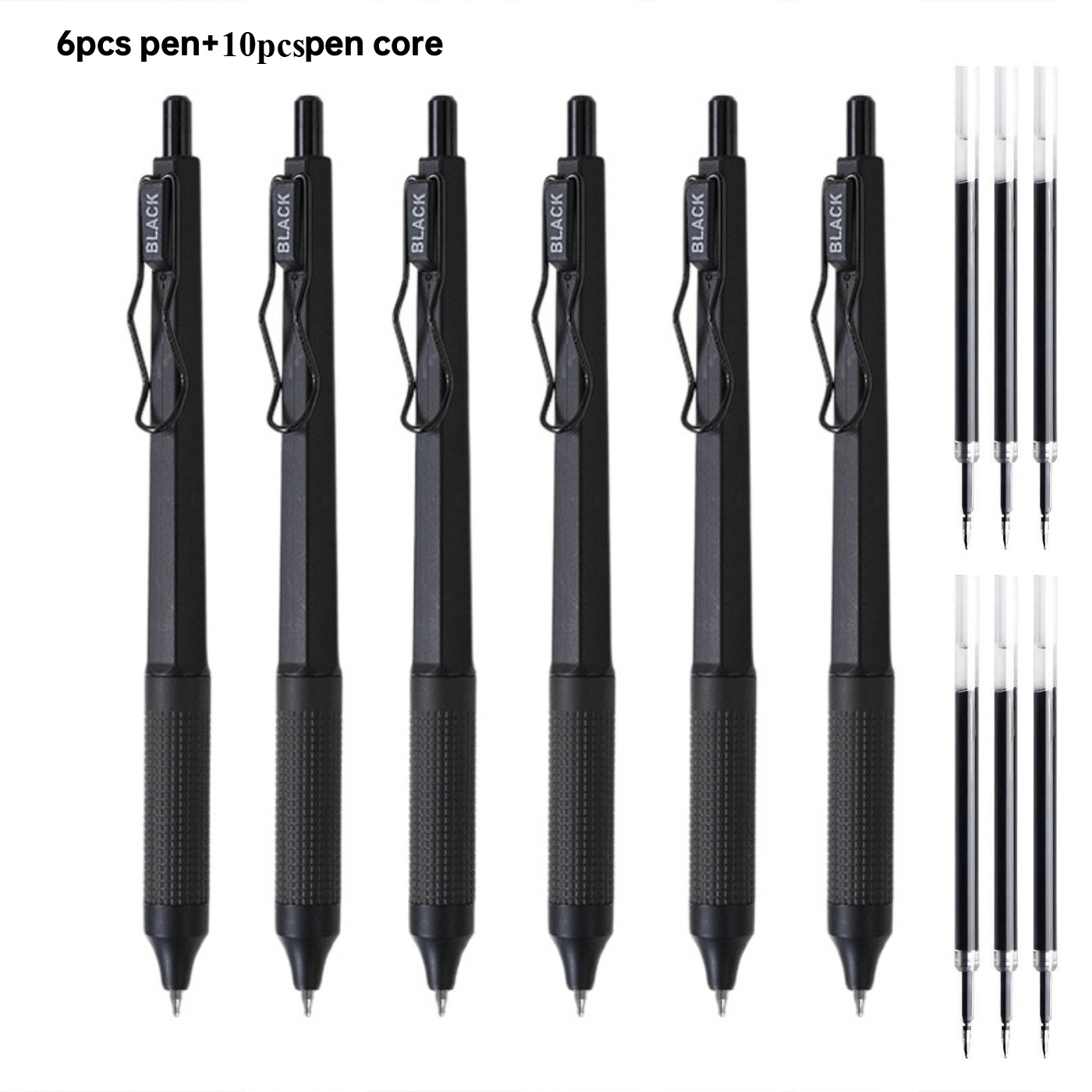 16-pack Black Ink Ballpoint Pens | Quick-dry, Fine 0.5mm Tip, Ideal For Note-taking And Writing, Perfect For Office And Study, Great For Birthday, Christmas, Halloween, New Year Gifts And More