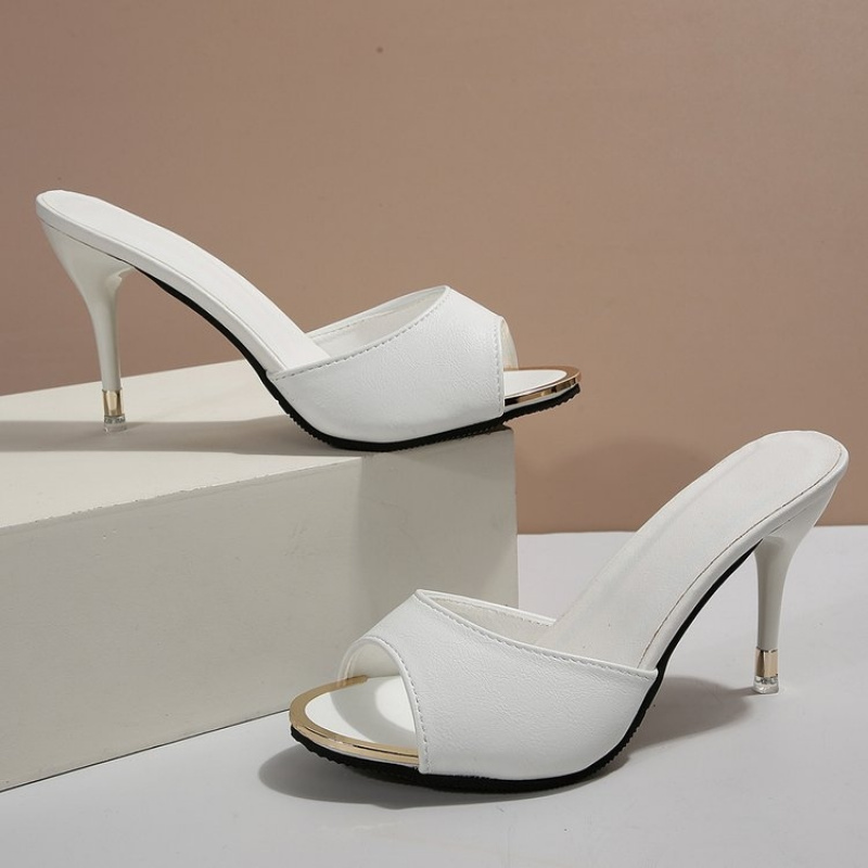 TEMU Mule con tacco , lucide e brillanti, design a punta traspirante, tacco a stiletto per un supporto elegante, che mette in un le passeggiatine ,