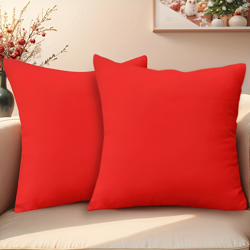 TEMU 2 pièces pour la Saint-Valentin ! Housses de coussin , Ajoutez à , et léger, Fermeture à glissière, Adaptées aux à manger, fermes, salons et