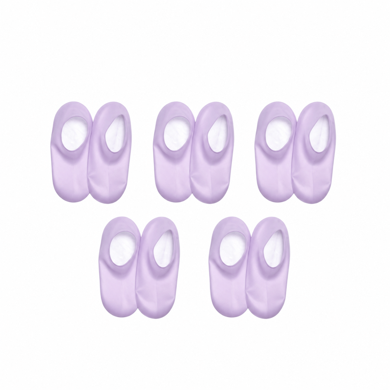 TEMU 5pcs/8pcs/11pcs Moisturizing Gel Foot Care Socks, Spa Skin Care Socks For Dry Feet, Soft Reusable Foot Socks