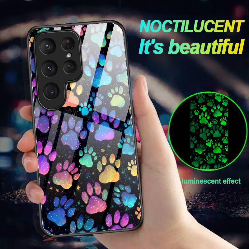 TEMU Phone Case: Glowing Light Phone Case Shockproof Luminous Without Power For Galaxy