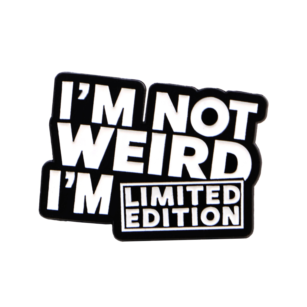 Image of 1pc Weird I' Edition Pins For Backpacks Badges On Backpack Enamel Pin Additions For Jewelry Cute Things Brooches Gift