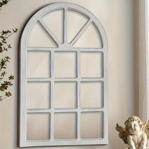 1pc vintage style arched window frame wall decoration suitable for living room bedroom kitchen entryway thanksgiving and christmas gift festive home accent