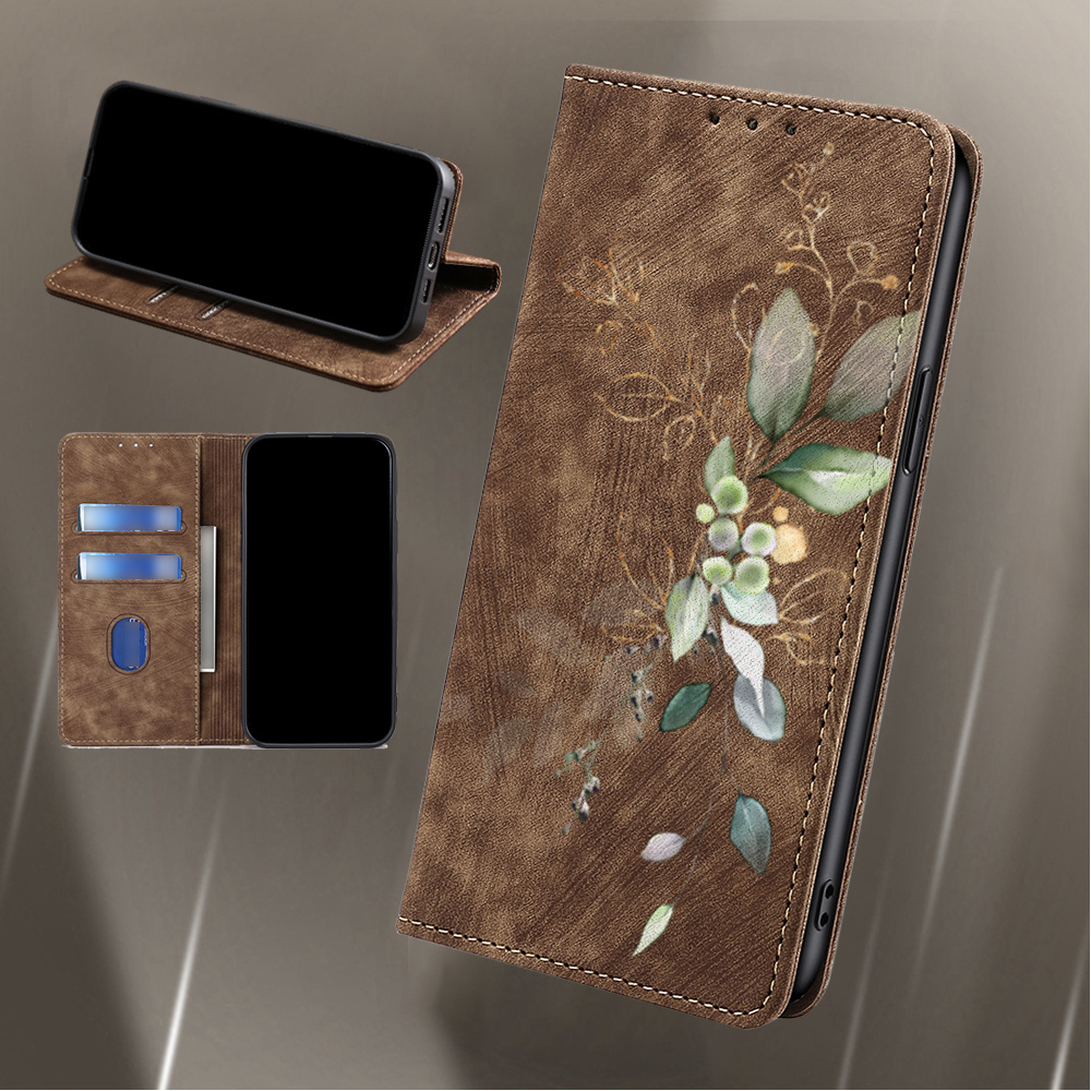 TEMU Phone Case: Sutible For Iphone 18 Pro Max 17 Pro 17 Air 17 Pro Max 16e 16 Pro 15 Pro 14 Pro Max 13 12 Pro 11 Pro  Floral Print Money Clip Holder