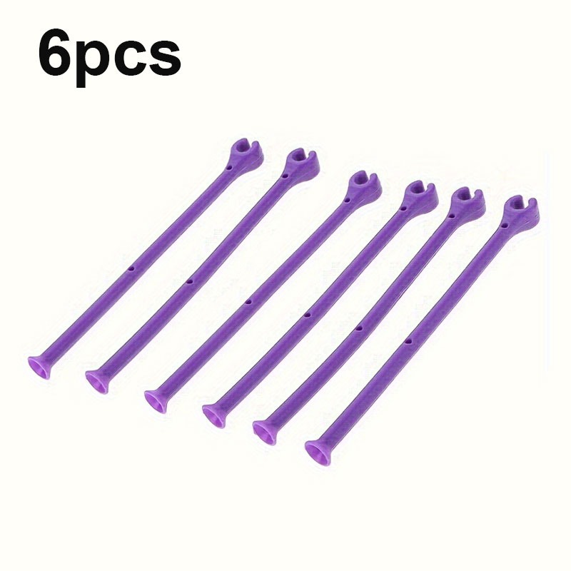 Image of 6pcs Space-saving Silicone Wine Glass Rack - Adjustable, Perfect For Tall Glasses, Ideal For Kitchen And Dining Room, Creative, Dishwasher-safe Kitchen Gadget