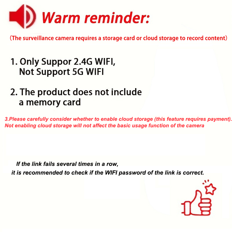 Compact 480P Wireless IP Camera - Sleek Black Mini WiFi Surveillance Camera with TF Card Slot, Home Security Monitor & Pet Friendly, USB Powered, Compatible with Smartphones, No SD Card Included details 0