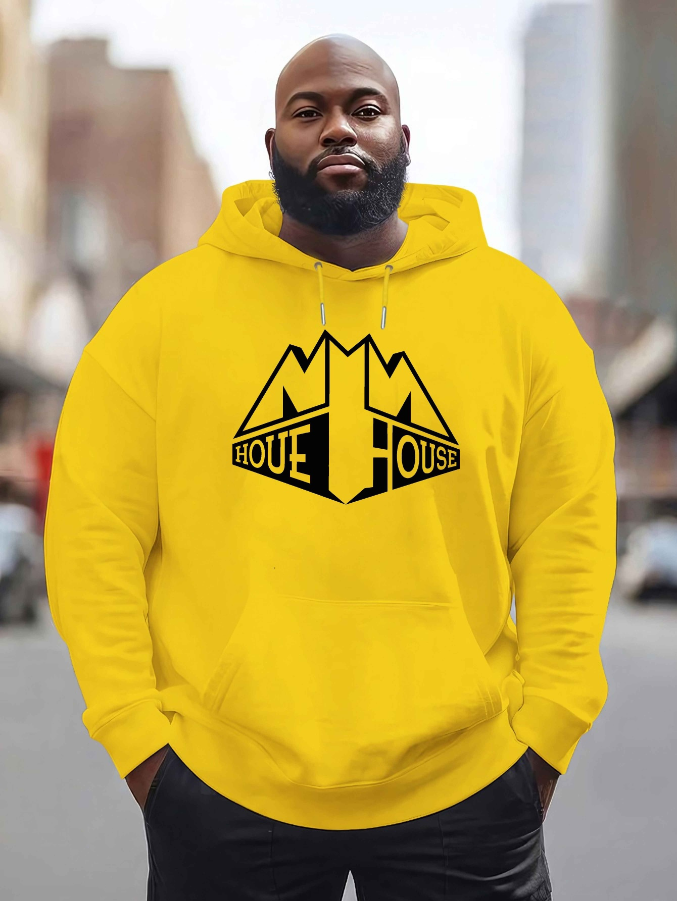 sudadera hombre casual poliéster poliéster 100% Temu Uruguay