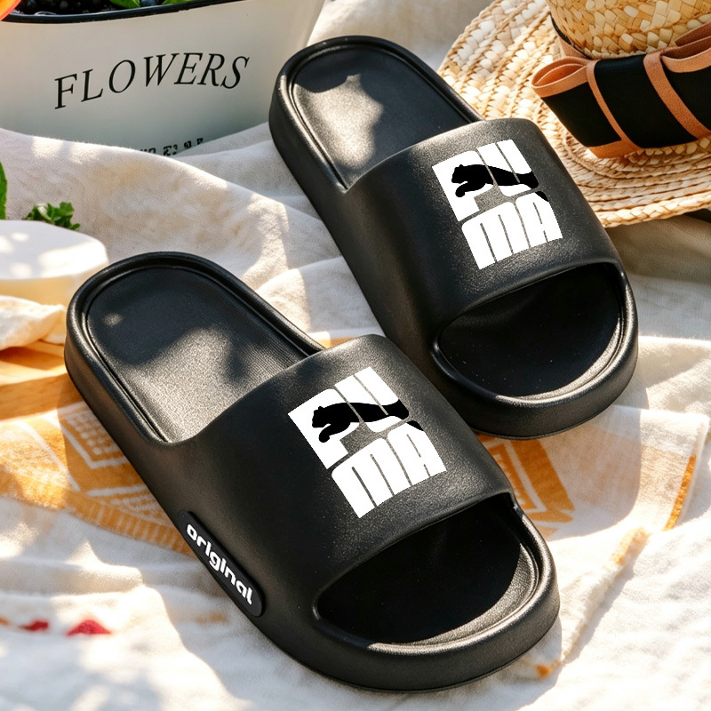 TEMU 1 Pair Silhouette Printed Summer Slippers, Comfortable Slippers, Plus-size Slippers, Casual Slippers, Vacation Slippers, Multi-functional