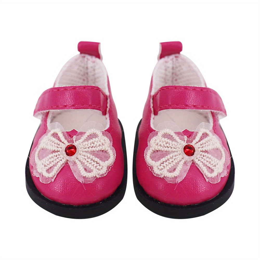 zapatos moda muñecas 14 pulgadas detalles liga en cuero Temu