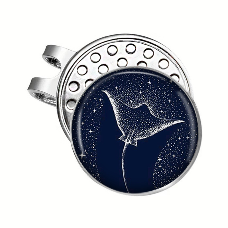 TEMU Golf Accessory With A Magnetic Clip Featuring A Design And A Ball Marker