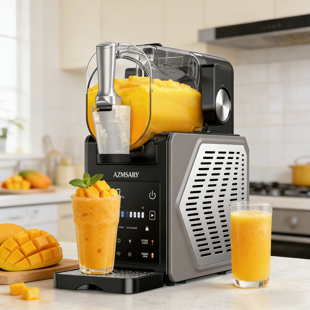 101 Ounces, Ice Cream Machine, Drinks, Smoothie Maker, 5 Programs, 10 Temperature Settings, Margaritas, Smoothies, Etc., Premium Accents, Iced Tea Machines Black, Fs306
