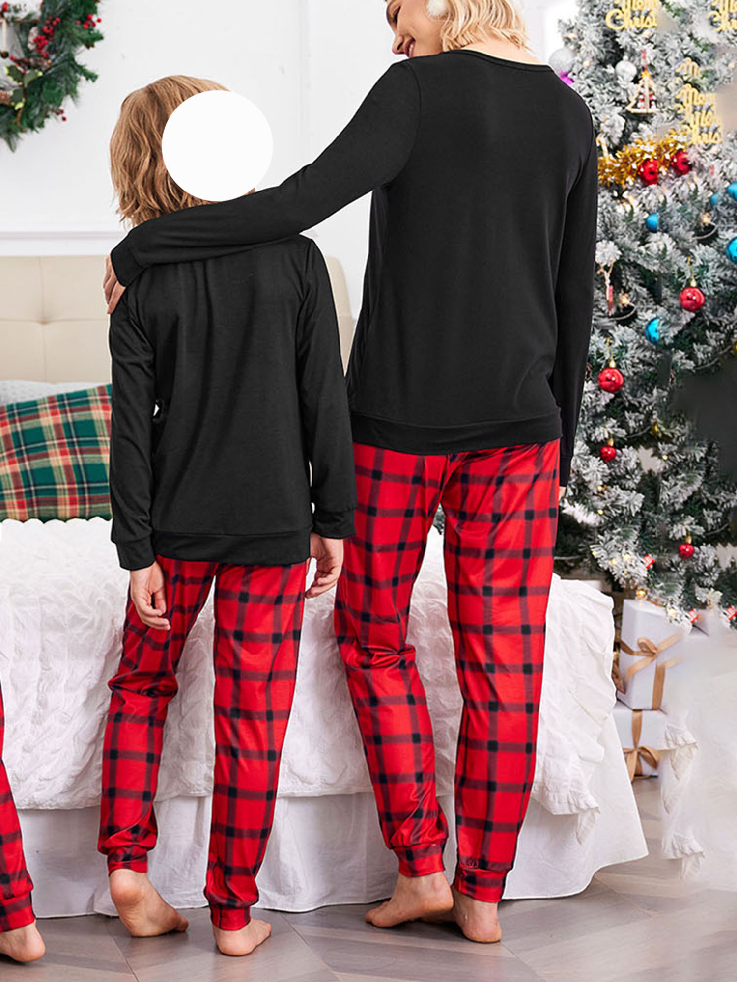 Family Pajamas Couples Plaid Christmas Pajamas Couples Plaid