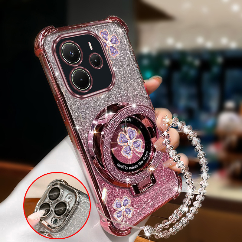 TEMU para teléfono: Correa de muñeca con imán, diseño de de , resistente a golpes y caídas, compatible con Xiaomi Redmi Note 14 5G y Redmi Note 14 5G