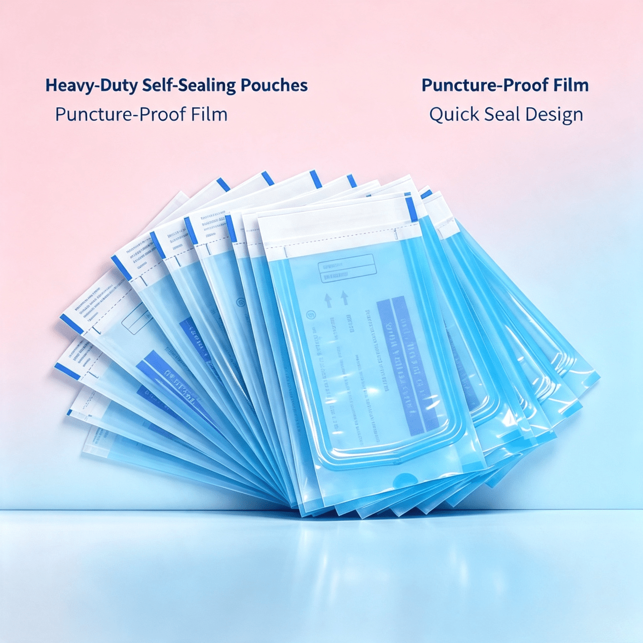 TEMU 50pcs Disposable Self-sealing Storage Pouches, Salon Tool Organizer Bags For Nail Art Cuticle Nipper, For Nail Drill Bits, Portable Sealing Tool