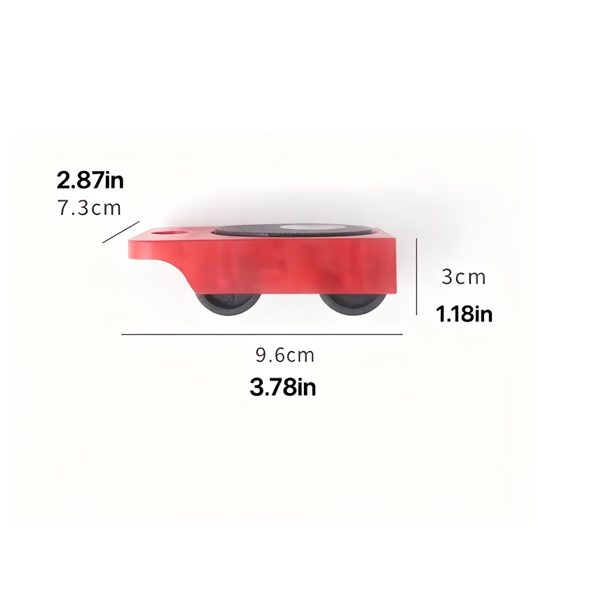 TEMU 360-degree Rotating Furniture Mover, Heavy-duty Wheels, Refrigerator Sofa Shifting Tool, Anti-slip Furniture Mover, Labor-saving Moving Wheels,