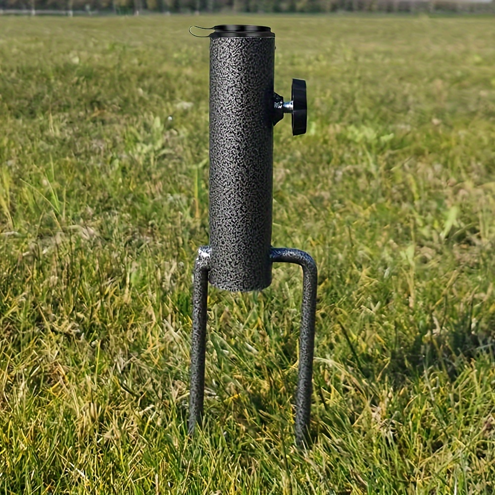 E-shop Verstellbare Bodenanker-Halterung | Robuste -Metall-Struktur, tief eingesetzte stabile Grundplatte, geeignet für Strandschirme, Hofmarkisen,